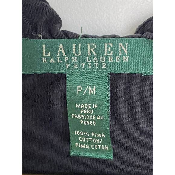 Lauren Ralph‎ Lauren Top Shirt Womens Petite M - Picture 3 of 5